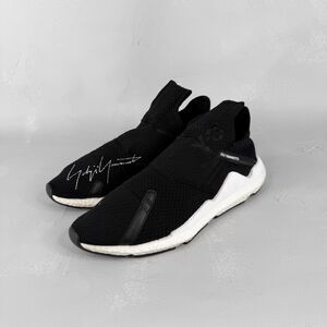 Y-3 Reberu Adidas x Yohji Yamamoto Core Black Sneakers F97395 Men's US 12.5